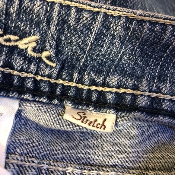 Jordache Cropped Rolled 6 Pocket Stretch Jeans Women's Size 3/4 - Picture 5 of 7